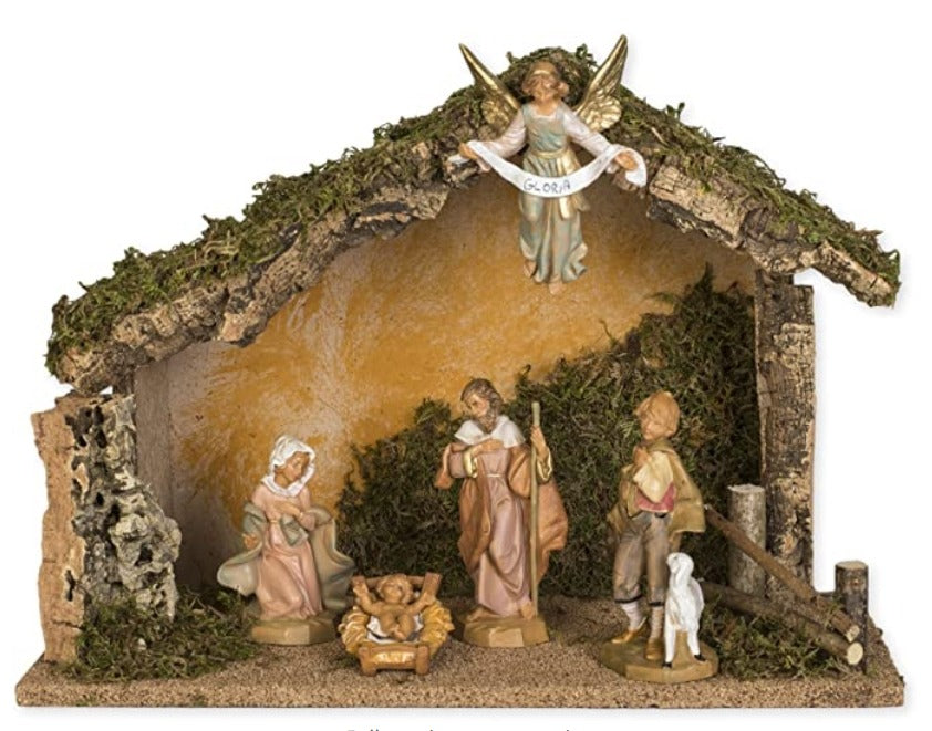 Fontanini 5 Piece Nativity Set with Manger - Made in Italy – St. Mary's ...